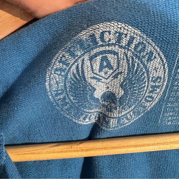 Affliction Women's Small Zip Up Sweatshirt American Customs Free Bird Distressed - Picture 7 of 8